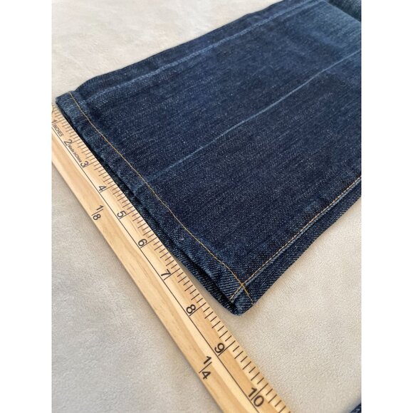 7 For All Mankind Womens Y2K Bootcut Jeans Size 28 Dark Wash Cotton/Spandex Blen - Picture 9 of 12